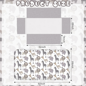 Juego <span class=keywords><strong>de</strong></span> Ropa <span class=keywords><strong>de</strong></span> Cama <span class=keywords><strong>para</strong></span> <span class=keywords><strong>Cuna</strong></span> <span class=keywords><strong>de</strong></span> Bebé <span class=keywords><strong>de</strong></span> 3 Piezas, Animales <span class=keywords><strong>de</strong></span> Safari, <span class=keywords><strong>Elefante</strong></span>, Cebra, León, Jirafa, Juego <span class=keywords><strong>de</strong></span> <span class=keywords><strong>Cuna</strong></span> Neutral que Incluye Edredón, Sábana Ajustable y Falda - Product Image 5