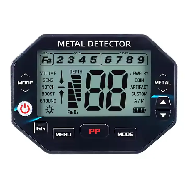 GT940 Professional Detection Waterproof DD Searchcoil Industrial Metal Treasure Hunting Gold Underground with Ground Balance