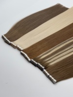 Extensions de cheveux humains invisibles et sans couture en PU injecté, qualité supérieure, cheveux bruts européens, double épaisseur, livraison rapide