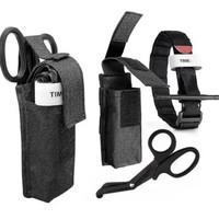 Trousse de premiers secours portable pour l'extérieur, poignée D-Grip, tactique, étanche IPX-6, haute qualité, garantie 1 an, matériau en nylon
