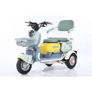 48V/60V 3-Speed Brushless Rear Hub Motor Carbon Steel Frame Hydraulic Drum Brakes Tricycle - Product Image 2