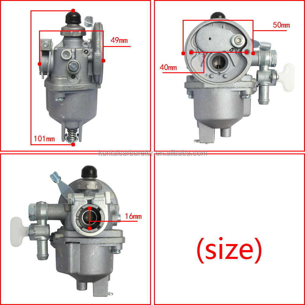 Kawasaki TD40 Carburetor - OEM Replacement for 2 Stroke Engines