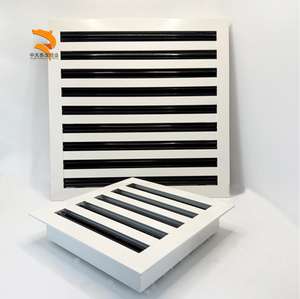 Design moderno quadrato in alluminio diffusore lineare soffitto aria ventilazione griglia qualsiasi dimensione fornitura <span class=keywords><strong>di</strong></span> fabbrica per esterno per il soggiorno - Product Image 4