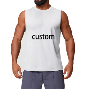 Débardeur de sport sans manches pour homme, personnalisable avec logo imprimé, respirant, anti-transpiration, séchage rapide, écologique, idéal pour l'été - Product Image 3
