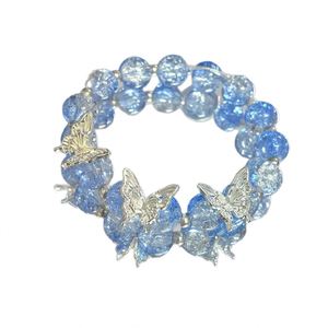Bracelet à breloques en gros pour femmes, bijou de boutique, bracelet en perles de verre colorées pour femmes - Product Image 5