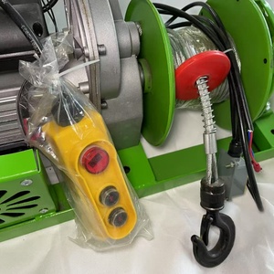 Palan électrique 500kg Équipement de levage industriel <span class=keywords><strong>Poulie</strong></span> à grande vitesse Certifié CE Treuil électrique portable Atelier Palan aérien - Product Image 3