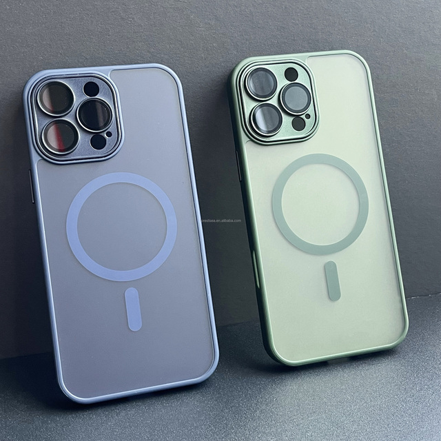 Camera Lens Protector for iphone Magnetic Case Luxury Business Design Mobile Phone Cases for iPhone 16 Pro Max 15 Custom Logo