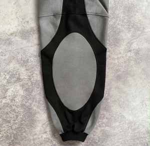 Yingling 500g Sudadera con capucha gruesa con sobrepeso Cropped Cotton Color Blocked Hoodies Custom Baggy 80 Cotton 20 Polyester Hoodies - Product Image 6