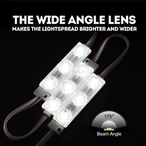 IP68 Injection 5 years warranty ABS 3 <b>lights</b> 1W Signage Backlight <b>led</b> module - Product Image 5