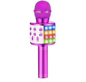 Bán Chạy Nhất Loa Dự Tiệc Karaoke Chơi Karaoke Không Dây Đèn LED USB Tại Nhà KTV Loa Mic Để Bán - Product Image 2