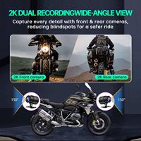 Portable électrique moto Carplay Android contrôle Central intelligent écran tactile mince compteur de vitesse moniteur voiture jouer meilleur pour apple