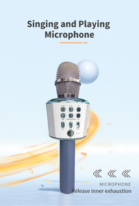 Không Dây Điện Thoại Di Động Karaoke Mic Không Dây Microphone Máy Nghe Nhạc Xách Tay <span class=keywords><strong>Mini</strong></span> Karaoke Loa Với Microphone - Product Image 3