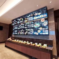 Android système plafond électronique lcd restaurant numérique menu conseil affichage café
