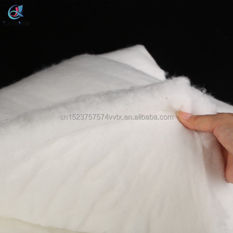 Eco friendly Fluff Polyester Quilt Batting Wadding In Roll