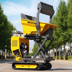 Mini-dumper sur chenilles HUAYEE avec livraison gratuite – Chariot à moteur sur chenilles pour travaux agricoles - Product Image 2