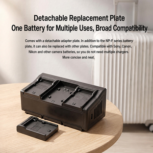 Chargeur de batterie NP-F 6 canaux avec prise standard européenne 100-240V pour Sony Canon <span class=keywords><strong>Nikon</strong></span>, destiné aux utilisateurs professionnels de la photographie sur le marché européen - Product Image 3
