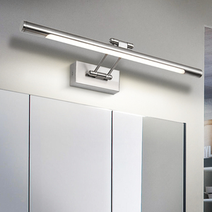 Lámpara de Pared Minimalista LED de Aleación de Aluminio con Pantalla Cilíndrica en Níquel Arena, Oro, Bronce, Negro, Blanco, Luz para Baño 3500K Blanco Cálido - Product Image 1