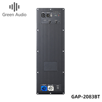 Module d'enceinte active 1000W+400W avec amplificateur de puissance pour subwoofer, fonction Bluetooth et USB