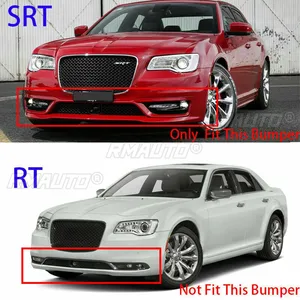 3PCS Car Front Bumper Lip Body Kit for Chrysler 300 C S SRT 2015-2023 Matte Black <b>Splitter</b> Spoiler Carbon Fiber Style - Product Image 2
