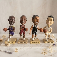 Figurine de joueur de basket-ball personnalisée en résine, vente en gros, cadeau promotionnel d'équipe, fabricant
