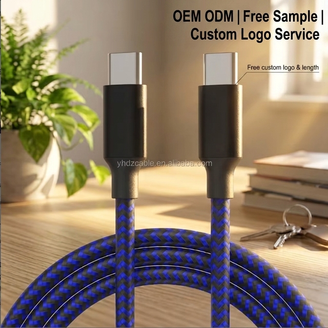 USB C to USB C Cable 1M 2M 3M 60W Type C Nylon Braided Charger Cord Fast Charging for iPhone 17 16 15 iPad MacBook CarPlay