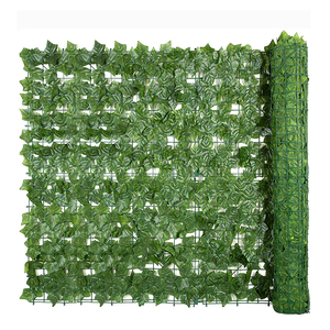 Panel de cercado de <span class=keywords><strong>hiedra</strong></span> de imitación, setos artificiales expansibles, valla de hoja de <span class=keywords><strong>hiedra</strong></span>, pantalla de privacidad para balcón, Patio y exterior - Product Image 4