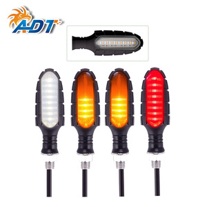 ไฟวิ่งกลางวันแบบสแกนสีขาว ADT พร้อมไฟเลี้ยวสีเหลืองแบบเรียงลำดับ - Product Image 6