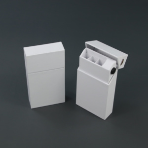 Custom child resistant luxury empty cigarette 3 packs packaging paper box flip cover cigar smoke case cardboard boxes