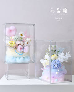 Caja acrílica <span class=keywords><strong>de</strong></span> cristal para el Día <span class=keywords><strong>de</strong></span> San Valentín, embalaje <span class=keywords><strong>de</strong></span> tienda <span class=keywords><strong>de</strong></span> flores <span class=keywords><strong>transparente</strong></span> <span class=keywords><strong>de</strong></span> 5mm <span class=keywords><strong>de</strong></span> espesor ensamblado para presentación <span class=keywords><strong>de</strong></span> cesta <span class=keywords><strong>de</strong></span> flores elegante - Product Image 6