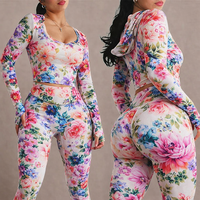 Vêtements de sport pour femmes personnalisés, vêtements de sport actifs doux à séchage rapide, manches longues, vêtements de sport pour l'entraînement, extensible dans les 4 sens, ensembles de leggings de yoga en deux pièces