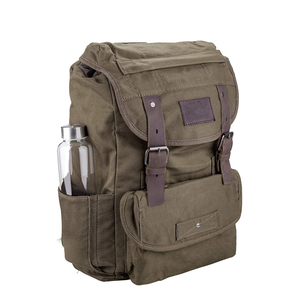 Travel <b>Rucksack</b> for Men Waterproof Waxed Canvas Backpack - Product Image 1