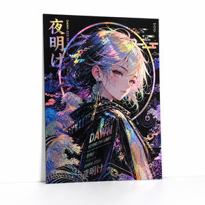 Pósteres Personalizados con Arte Holográfico en 3D, Impresiones Digitales con Efecto Holográfico y Barniz UV, Regalos de Anime/<span class=keywords><strong>Manga</strong></span>/Cine - Product Image 2