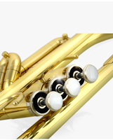 Professional Bb Lacquer Gold Trumpet High Quality Musical Instrument