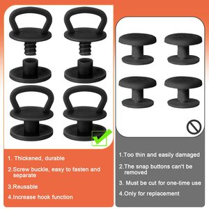 <b>Bag</b> <b>Strap</b> Button <b>Replacements</b> with Hook Twist-Lock Rivets for Bogg <b>Bag</b> Handles Reusable Upgrade for Beach Tote <b>Bags</b> Accessories - Product Image 4