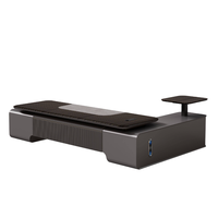 Nouveau design de mobilier de bureau, bureau de direction réglable et fonctionnel, haut de gamme et luxueux, bureau de direction luxueux pour PDG