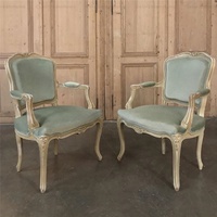 Robinetterie Louis XV, siège de Club de luxe en tissu bon marché, style français