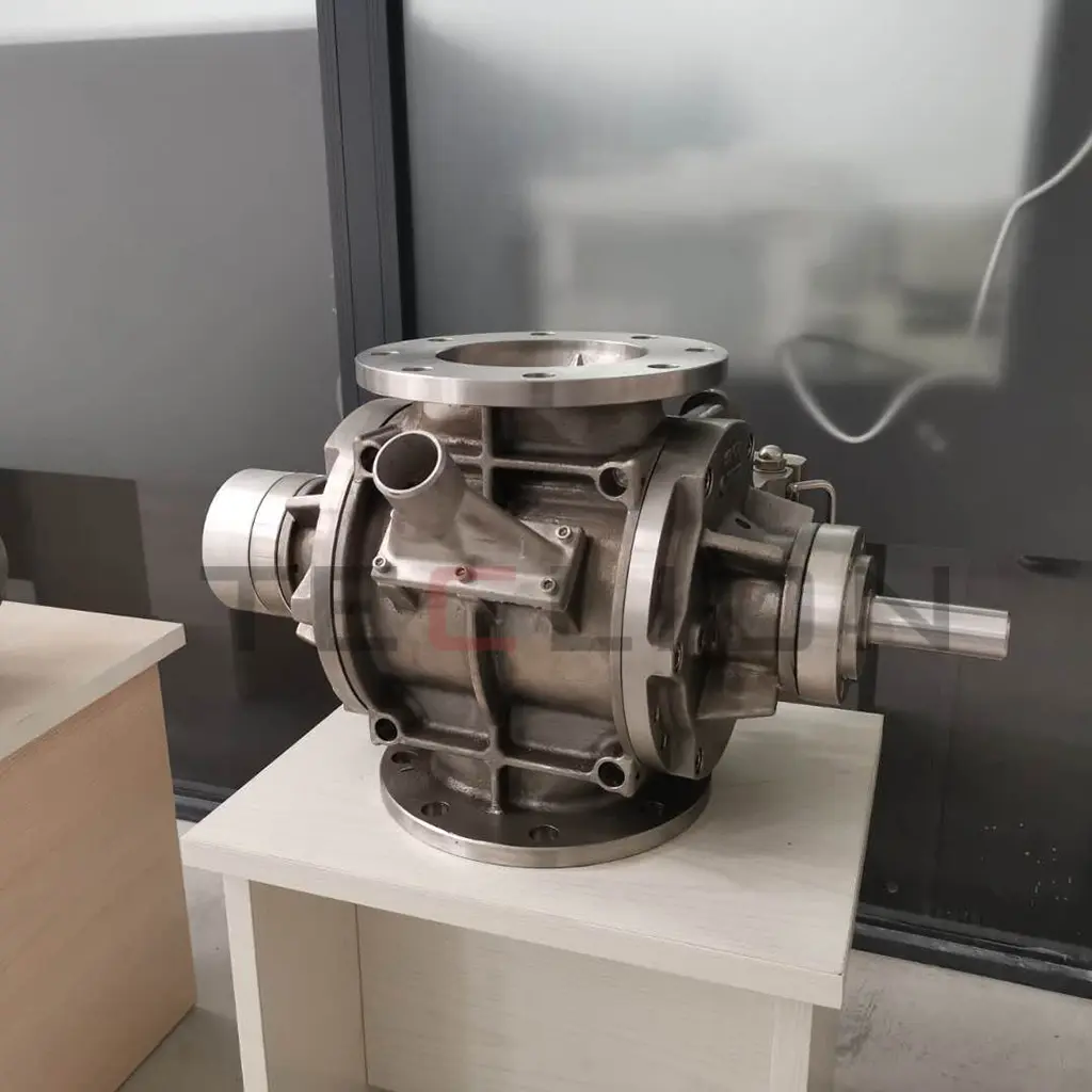 Ventilador de Alimentação de válvula Rotativa para alta capacidade de pó off estrela descarregador de ferro fundido fabricantes