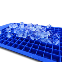 Mini bacs à glaçons en Silicone 160 grilles, petits bacs à glaçons en Silicone pour la cuisine, le Bar et les boissons de fête