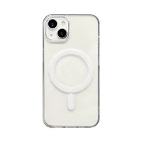 Coque de téléphone magnétique transparente à grandes ouvertures, étui de protection antichoc en PC rigide pour iPhone 15/16/17 Pro Max, compatible dropshipping