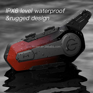 Inveer IPX67 Auriculares Bluetooth a prueba de agua E1 con función de intercomunicador para casco de motocicleta accesorios de motocicleta auriculares - Product Image 4