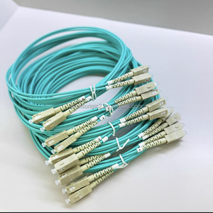 Cable de Fibra Óptica Dúplex Multimodo OM3 de 3M SC a SC, 50/125μm, Conector SC/UPC, Cable de Fibra Óptica Aqua para Redes de 10G - Product Image 3