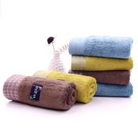 Houndstooth Bamboo Face Towel Ultra Soft Facial Towel Skin Friendly Wash Towel Hand Beauty Towel