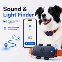 PET1 GPS GLONASS GSM/GPRS Tracker Wasserdicht 2G WiFi Geofence-Alarm Verfolgungsverlauf Gesundheitsmonitor Ton-Licht-Finder Lange Akkulaufzeit