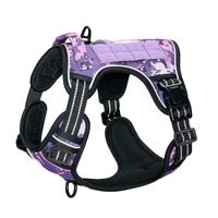 Harnais tactique en tissu Oxford Winners 0-1 pour chien, avec poignée réglable pour grands chiens et gilet