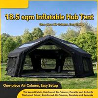 Tente Gonflable Grande Taille pour Famille, Imperméable et Chaude en Oxford Épaissi, Montage Rapide, 4 Saisons, pour Camping en Plein Air - Vente Chaude