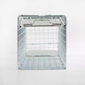 Gabbia di salvataggio in metallo solido per gatti e conigli pieghevole in acciaio piatto di trappola per animali vivi per il controllo dei parassiti - Product Image 6