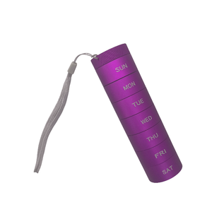 กล่องใส่ยาอะลูมิเนียมดีไซน์ทันสมัยขายดี สำหรับจัดเก็บยาเดินทาง - Product Image 1