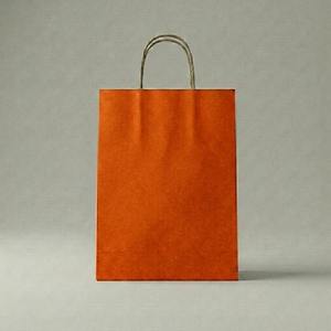 Premium Imported <b>White</b> Kraft Paper Carry <b>Bags</b> Eco Friendly Style - Product Image 2