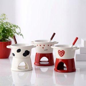 Olla de Porcelana Creativa con Doble Asa para Calentar Sopa, Chocolate y Queso, Apta para Lavavajillas y Microondas - Product Image 5