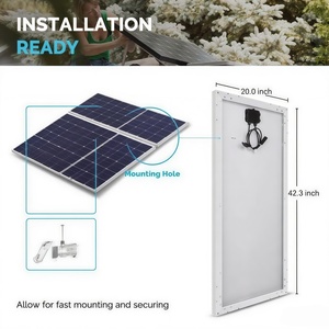 Advanced <b>200W</b> IBC Monocrystalline Silicon Home <b>Solar</b> <b>Panel</b> TUV for 22% Efficiency Emergency Use Reduce Electricity Bills - Product Image 4
